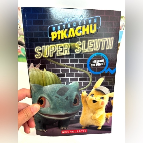 Children’s Book Lot of 4: Detective Pikachu Batman Superman Rabbids Poptropica - Picture 2 of 12